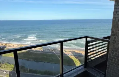 Apartamento a venda no ocean house jaguaribe com 2 quartos e vista mar frontal
