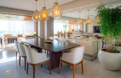 Apartamento a venda no horto barcelona com 4 suítes reformado e nascente no horto florestal