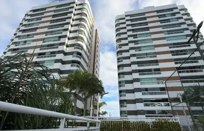 Apartamento a venda em alphaville 1 com 3 suites e varanda gourmet no forest ville