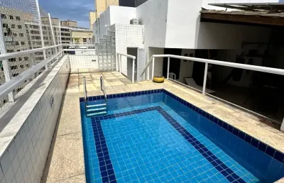 Cobertura a venda na pituba com 4 quartos piscina área gourmet e energia solar