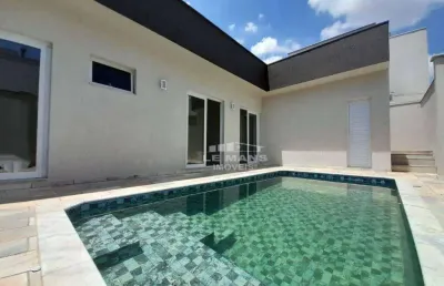 Casa em condomínio a venda no soleil, 3 quartos, 3 suítes, 4 vagas, no bairro ondas em piracicaba - sp