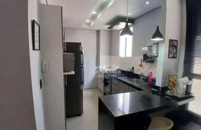 Apartamento a venda no residencial parque piazza florença, 2 quartos, 1 vaga, no bairro campestre em piracicaba – sp