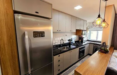 Apartamento a venda no edifício pôr do sol, 2 quartos, 1 vaga, no bairro morumbi em piracicaba – sp
