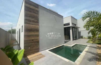 Casa a venda no residencial damha ii, 4 quartos, 4 suítes, 2 vagas, no bairro ondas em piracicaba - sp