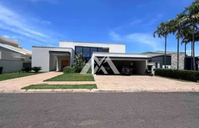 Casa com 4 dormitórios à venda por r$3.600.000 - residencial portal da serra - marilia/sp