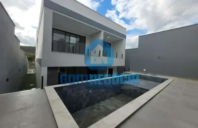 Casa de luxo com 4 dormitórios à venda, alphaville, governador valadares - mg