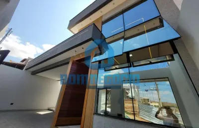 Casa de luxo com 3 quartos, 3 banheiros e piscina à venda, castanheiras, gov valadares - mg