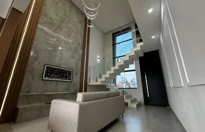 Imóvel de luxo: casa em condomínio com 4 quartos e 216m² no parque olívio franceschini, hortolândia-sp