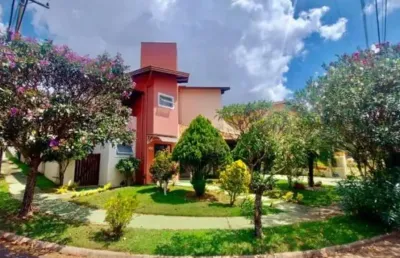 Espetacular casa em condomínio à venda em valinhos-sp, bairro santa cruz: 3 quartos, 3 suítes, 2 salas, 4 banheiros, 4 vagas, 313m².