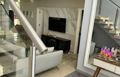 Luxuosa casa em condomínio à venda em hortolândia-sp, parque ortolândia, 3 suítes, 2 salas, 4 banheiros, 4 vagas, 237m².