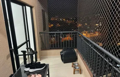Apto 83,15m2 2 dorms 1 suíte, sala, banheiro, cozinha, varanda, 2 vagas cobertas, lazer completo