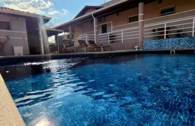 Casa em condomínio de luxo na estância árvore da vida, sumaré-sp: 3 quartos, 2 suítes, 2 salas, 3 banheiros, 2 vagas, 285m².