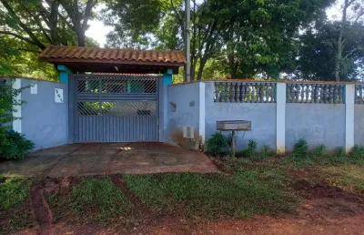 Chácara 1000m2 casa 90m2 2 dorms 1 suíte, sala, cozinha, banheiro social, sala, lavanderia, área gourmet, garagem coberta