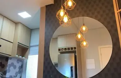Apto térreo 49m2 2 dorms (casal planejado), sala estar/jantar (integrada), cozinha planejada, área de serviço com armário, wc?	wc social com box blind