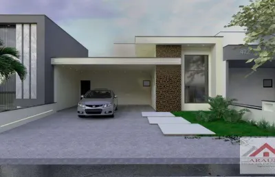 Casa a venda, residencial real park ,  3 dormitórios, 1 suíte, 4 banheiros,  sala estar e jantar, área construída 158,50 m², terreno 250,00 m²