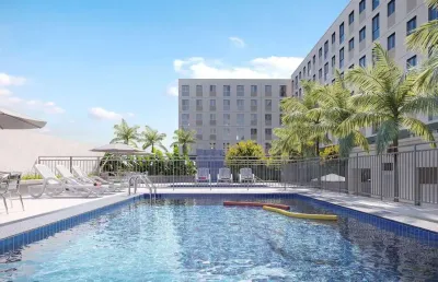 Lançamento recanto dos canários aptos 61m2 2 dorms, sala, cozinha,2 banheiro, 1 vaga, piscina, playground, salão de festas com churrasqueira