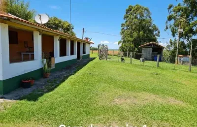 Sítio 10 alqueires, acesso asfaltado, 1 casa sede 500m2, 2 casas caseiro, 3 barracões de granja, 10 mil pés de eucalipto, poços artesianos