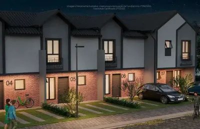 Breve lançamento bliss lake, casas sobrados de 65,6m² a 73,4m², 2 e 3 dormitórios, 2 vagas, 2 banheiros, quintal, lazer completo, ótima localização