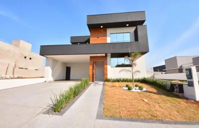 Casa 330m2 no residencial lucilla, 3 dormitórios, 3 suítes sendo 1 master, cozinha americana, área gourmet com piscina e churrasqueira, despensa