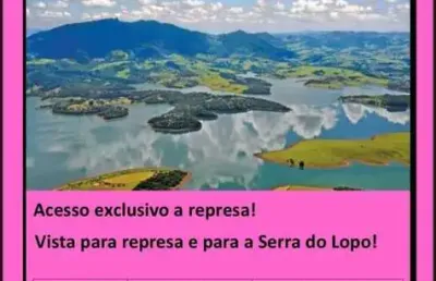 Terrenos 5513m2 no condomínio residencial sao sebastiao 1, com uma vista linda para represa joanópolis, aceita financiamento, pagamento facilitado