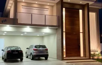 Casa duplex 220m2 no residencial esplanada, 3 dormitórios com closet sendo uma suíte com banheira, escritório, área gourmet, depósito, 4 vagas