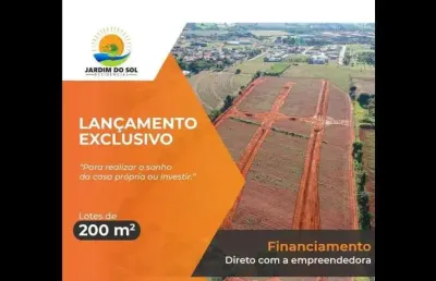 Lançamento loteamento jardim do sol, terrenos de 200m2, lotes residenciais e comerciais, ótima localização