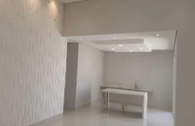 Casa nova 112,74m2, 3 dormitórios, 1 suíte com closet, cozinha americana, 3 vagas cobertas, área gourmet com churrasqueira, ótima localização