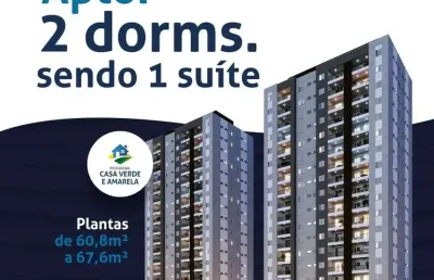 Lançamento ibiza condomínio, apartamentos de 60,8m2 a 67,6m2, 2 dormitórios sendo 1 suíte, varanda gourmet, cozinha americana, área e lazer completa