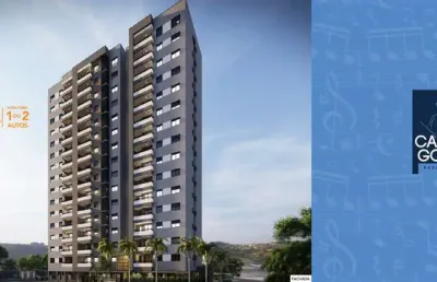Apartamentos de 61m2 a 65m2 no condomínio maestro carlos gomes residencial, 2 dormitórios, 1 suíte, varanda gourmet, área de lazer completa