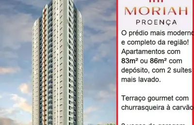 Lançamento moriah proença, apartamentos de 84m2 e 86m2, 2 suítes, deposito, lavabo, varanda gourmet, 2 vagas cobertas, área de lazer completa