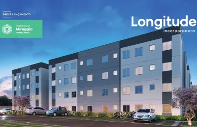 Breve lançamento residencial miraggio, apartamentos de 40m2 e 42m2, 2 dormitórios, área de lazer completo, ótima localização