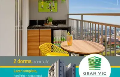 Breve lançamento vic santana, apartamentos de 52m2 e 55m2, 2 dormitórios, 1 suíte, varanda gourmet, cozinha americana, área de lazer completa