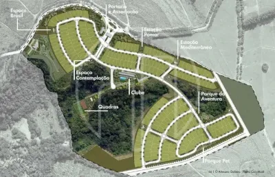 Artesano galleria residencial do novo urbanismo lotes a partir de 450m2, 2 minutos do shopping galeria, área de lazer completa