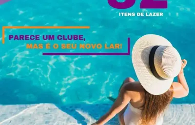 Lançamento varandas casa feliz aptos de 46m2, 1 e 2 dormitórios, sala, cozinha, banheiro, varanda gourmet, 1 vaga e área de lazer completo