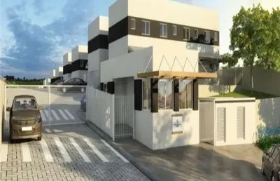 Casas de 50m² - 2 dormitorios - quintal de 12m² nos fundos - 1 vaga garagem+laze