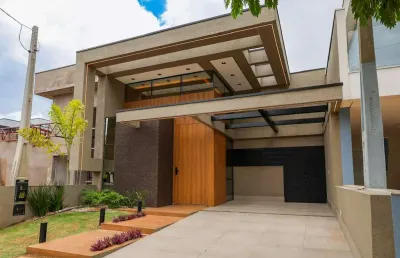Casa de alto padrão em condomínio na vila monte alegre, paulínia-sp: 3 quartos, 3 suítes, 3 salas, 3 banheiros, 4 vagas, 140m².