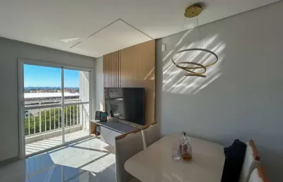 Apartamento à venda em hortolândia-sp: 2 quartos, 1 suíte, 2 salas, 1 banheiro, 1 vaga de garagem - 55,00m² no jardim santa izabel