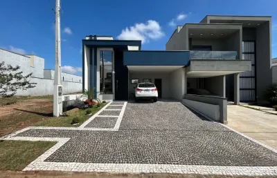 Casa de alto padrão em condomínio na vila monte alegre, paulínia-sp: 3 quartos, 1 suíte, 3 salas, 3 banheiros, 4 vagas, 145m².