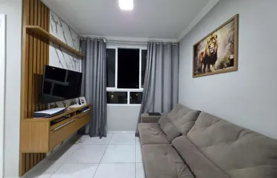 Apartamento à venda em hortolândia-sp: 2 quartos, 1 suíte, 2 salas, 2 banheiros, 1 vaga - jardim das colinas - 56,93m².