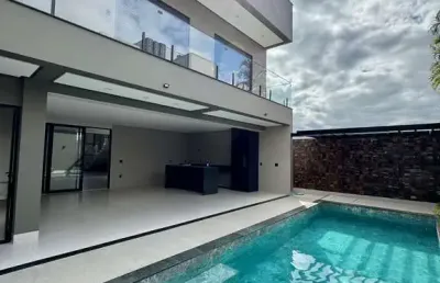 Casa de alto padrão à venda no chácaras caiçaras em patos de minas – 5 suítes, piscina, automação e sustentabilidade