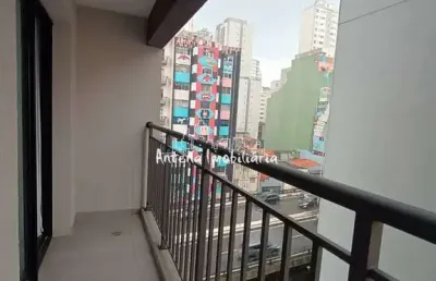 Flat com 1 quarto para alugar na Rua Major Sertório, Vila Buarque, São Paulo