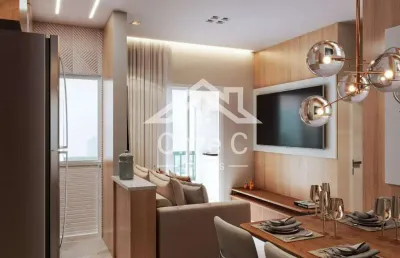 Lançamento- apartamento 02 dormitórios- 46,10m² com terraço gourmet - condomínio petra square- macedo- guarulhos-sp