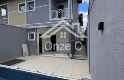 Sobrado com 3 suítes e piscina à venda - jardim vila galvão - guarulhos/sp