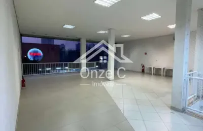 Salão comercial 250m² sobre lojas - locação- vila galvão - guarulhos/sp
