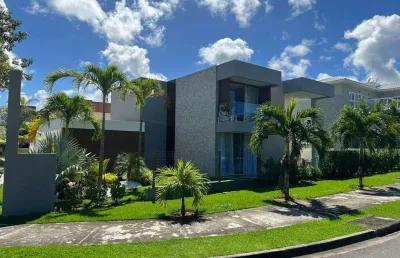 Casa em condomínio para venda em camaçari, vila de abrantes (abrantes), 4 dormitórios, 4 suítes, 6 banheiros, 2 vagas