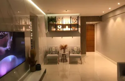 Apartamento para venda em salvador, alphaville i, 2 dormitórios, 2 suítes, 4 banheiros, 2 vagas