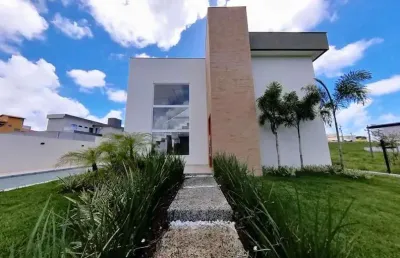 Casa em condomínio para venda em camaçari, centro, 4 dormitórios, 3 suítes, 4 banheiros, 2 vagas