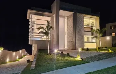Casa em condomínio para venda em camaçari, alphaville (abrantes), 6 dormitórios, 6 suítes, 8 banheiros, 5 vagas