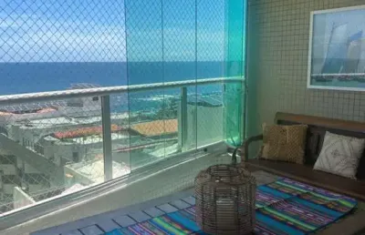 Apartamento para locação em salvador, ondina, 2 dormitórios, 1 suíte, 3 banheiros, 2 vagas