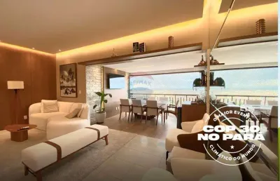 Luxuoso apartamento de 4 suítes com vista para a baía e 3 vagas – hospedagem premium para a cop 30 em belém!